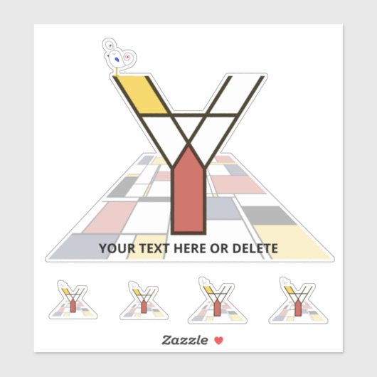Monographie des Sublime Neoplasticismus Art. Buchs Aufkleber (Blatt)