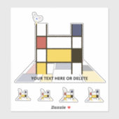 Monographie des Sublime Neoplasticismus Art. Buchs Aufkleber (Blatt)