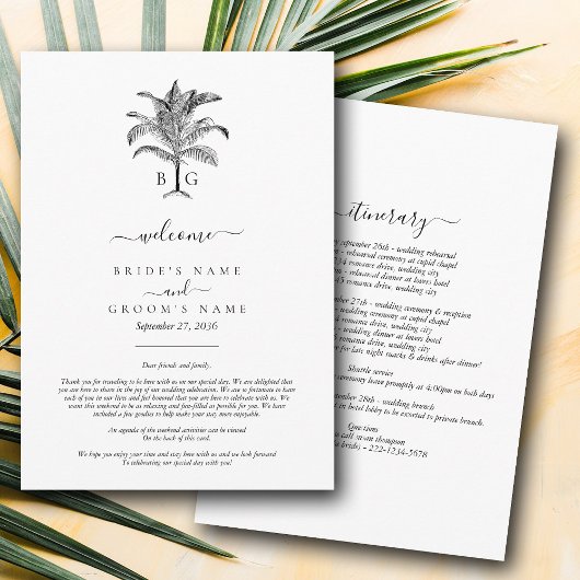 Monographie des tropischen Palmenbaums Programm