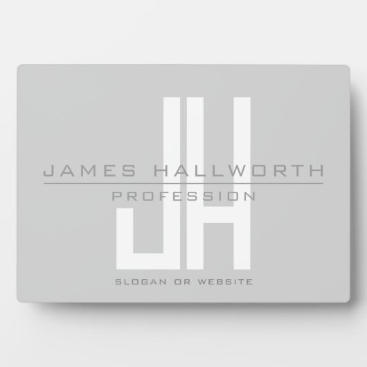 Monographie | Grau Fotoplatte (Vorderseite)