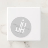 Monographie | Grau Geschenkanhänger (Beispiel)