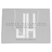 Monographie | Grau Große Geschenktüte (Vorderseite)