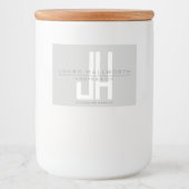 Monographie | Grau Lebensmitteletikett (Vorderseite)