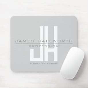 Monographie   Grau Mousepad