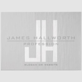 Monographie | Grau Seidenpapier