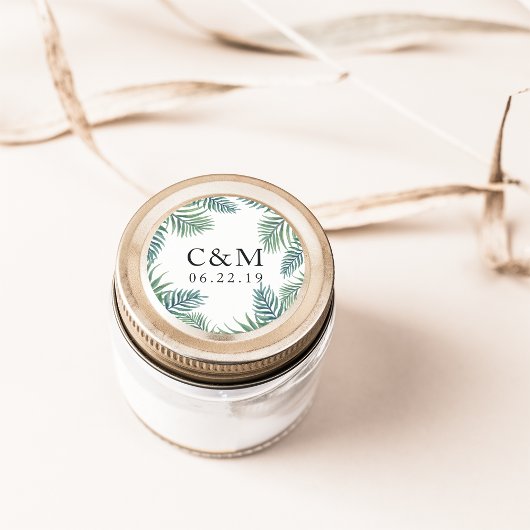 Monographie Runder Aufkleber