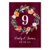 Monographie Tischnummer (Vorderseite)