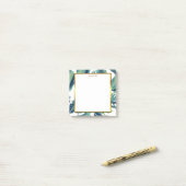 Monographische Bezeichnung moderner tropischer Blä Post-it Klebezettel (Auf Schreibtisch)