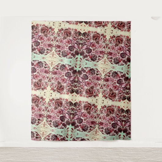 monokromatisch leidenschaftlich wandteppich (Vorderseite)