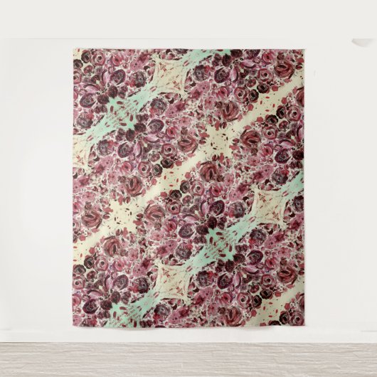 monokromatisch leidenschaftlich wandteppich (Vorderseite)