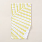 Monokromatische Sommerblätter Badhandtuch Set (Handtuch)