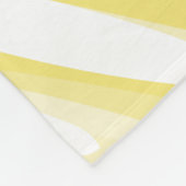 Monokromatische Sommerblätter Fleecedecke (Ecke)