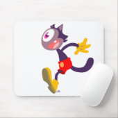 Monokulatzenmousepad Cartoon Mousepad (Mit Mouse)