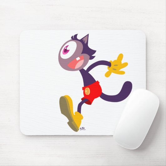 Monokulatzenmousepad Cartoon Mousepad (Mit Mouse)