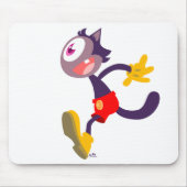 Monokulatzenmousepad Cartoon Mousepad (Vorne)