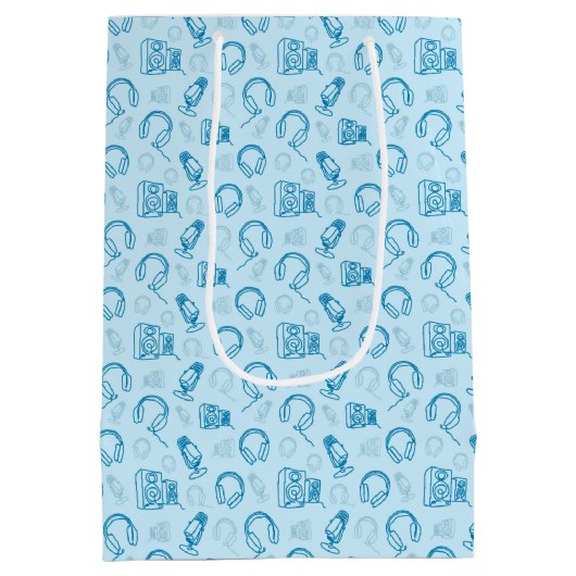 Monoline-Audiogeräte Mittlere Geschenktüte (Rückseite)