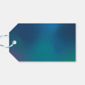 Monoline Christmas Trees Geschenkanhänger (Rückseite Horizontal)