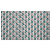 Monoline Monstera Blätter mit Farbflecken Stoff (Fat Quarter (45,7 x 55,9 cm))