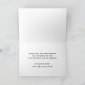Monoline Retro Script Frohe Weihnachten (Innenseite)
