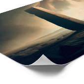 Monolith auf dem Wüstenplanet Poster (Ecke)