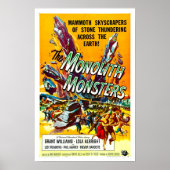 Monolith Monsters Vintages Filmplakat Poster (Vorne)