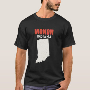 Monon Indiana USA Staat America Travel Indianan T-Shirt