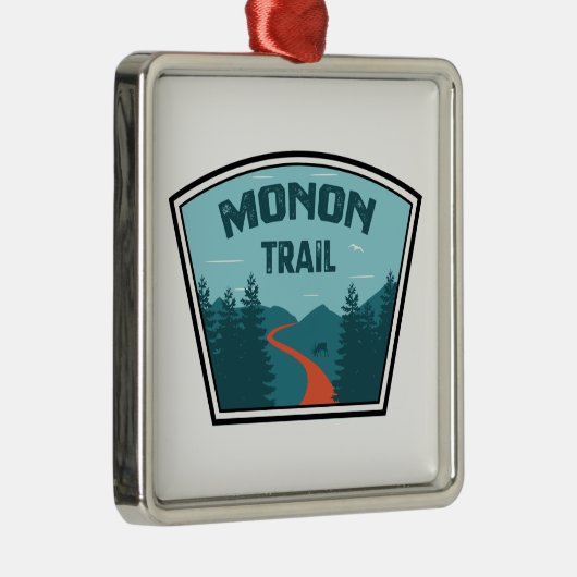 Monon Trail Ornament Aus Metall (Rechts)