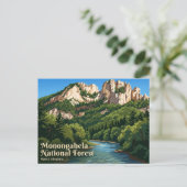 Monongahela National Forest USA Postkarte (Stehend Vorderseite)