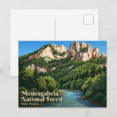 Monongahela National Forest USA Postkarte (Vorne/Hinten)