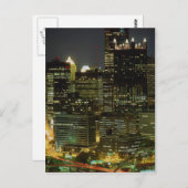 Monongahela River und Fort Pittsburgh Bridge, Penn Postkarte (Vorne/Hinten)