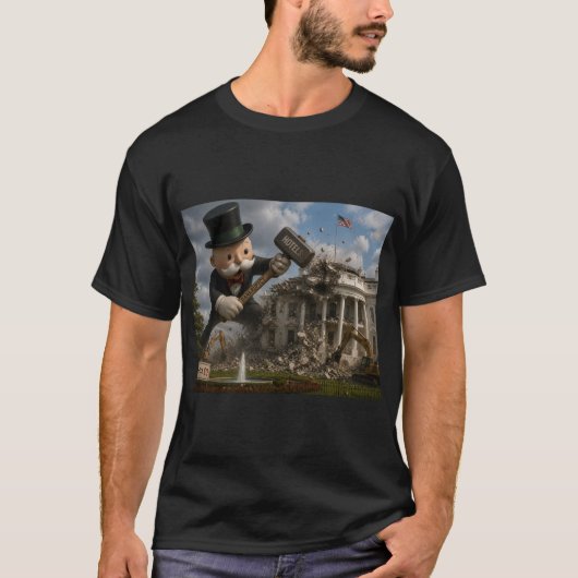 Monopole zerstören Amerika T-Shirt (Vorderseite)