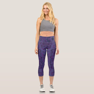 Monopoly Lila Capri Leggings