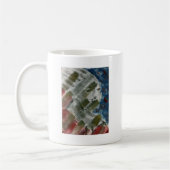 Monoprint Women and Crow (Raven) Kaffeetasse (Links)