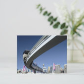 Monorail in Darling Harbour, Sydney, Australien Postkarte (Stehend Vorderseite)