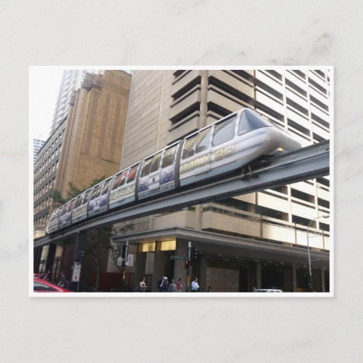 Monorail Sydney Postkarte (Vorderseite)