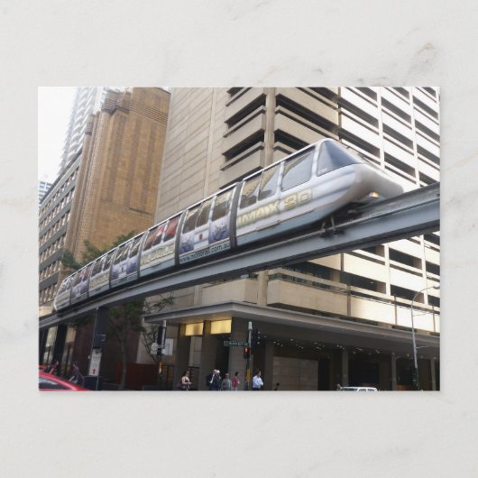 Monorail Sydney Postkarte (Vorderseite)