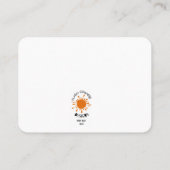 Monorail train car coaster autism puzzle  visitenkarte (Rückseite)