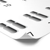 Monosomy X, Turner-Syndrom Poster (Ecke)