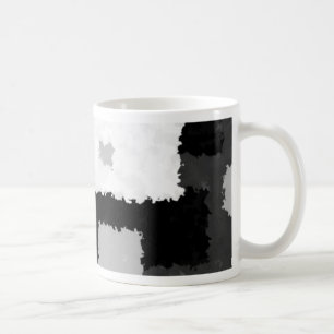Monoton im Grau, im Schwarzen u. im Weiß Kaffeetasse