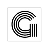 Monoton Letter G Rubber Briefmarke Gummistempel (Prägung)