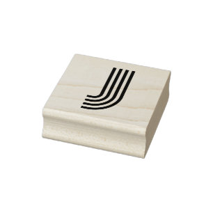 Monoton Letter J Rubber Briefmarke Gummistempel