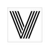 Monoton Letter V Rubber-Briefmarke Gummistempel (Prägung)