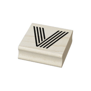 Monoton Letter V Rubber-Briefmarke Gummistempel