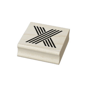 Monoton Letter X Gummi Briefmarke Gummistempel