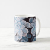 Monotone Blue Sukkuline Tasse (VorderseiteRechts)