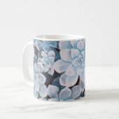 Monotone Blue Sukkuline Tasse (Vorderseite Links)
