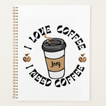 MONOTONE I LIEBE KAFFEE ICH BRAUCHE KAFFEE