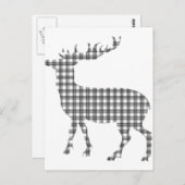 Monotone Postkarte (Vorne/Hinten)