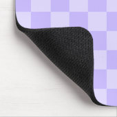 Monotones Lavendel-Karomuster Mousepad (Ecke)
