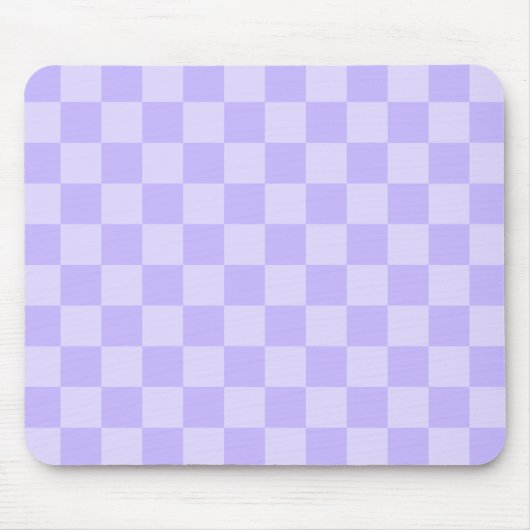 Monotones Lavendel-Karomuster Mousepad (Vorne)